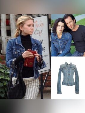 1990s Denim Jacket As Seen On Ashley Olsen, Lorelai Gilmore And Rachel Green